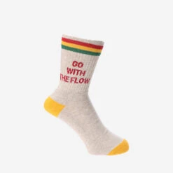 Recover ‘G.W.T.F’ Pile Socks - Beige